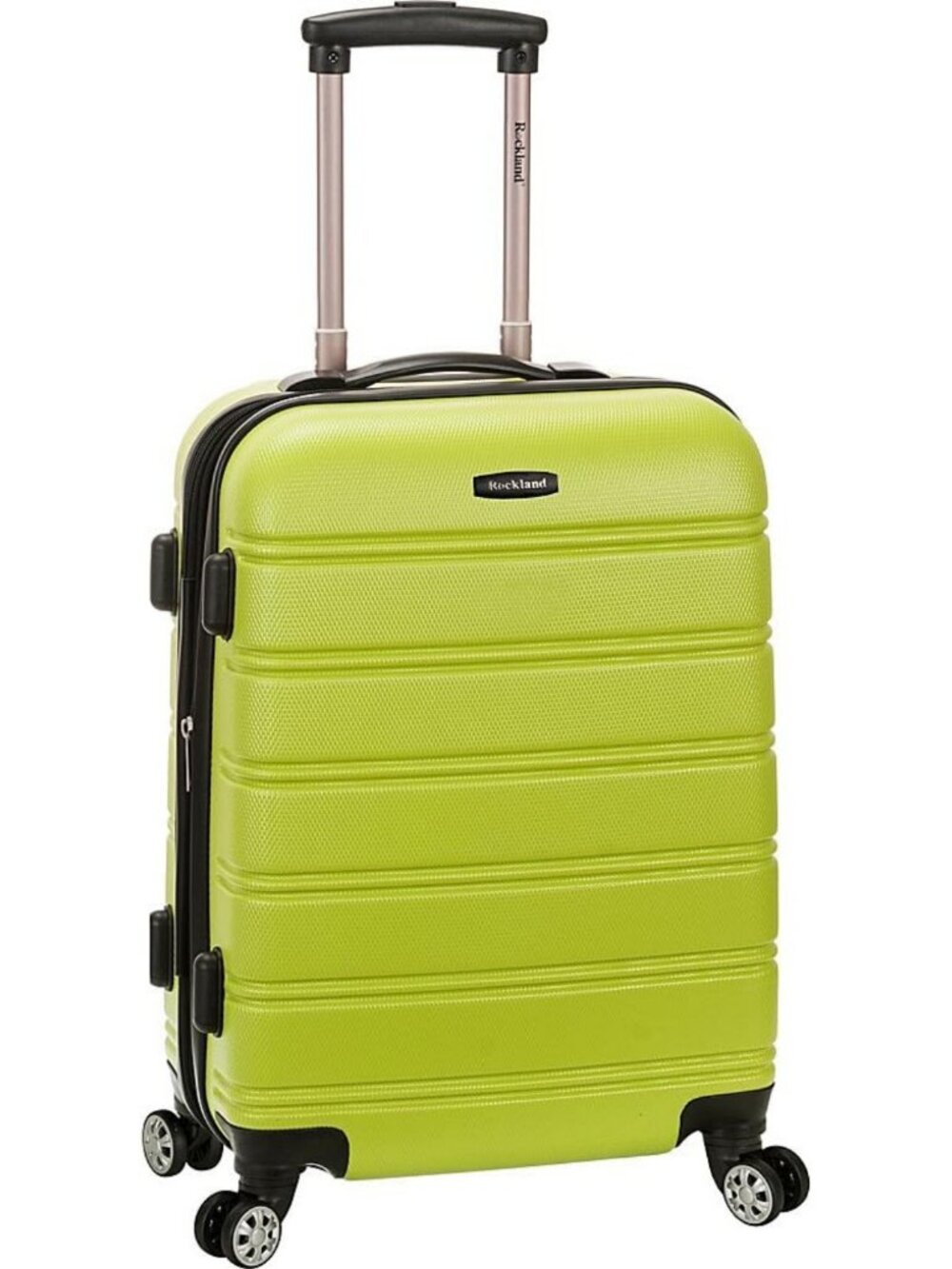 Expandable Hardside Spinner Carry-On Luggage 20" - Lightweight, Stylish Lime